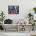 thumbnail image 3 of Stupell Industries Elephants in Vivid Hues Animals & Insects Painting Gray Floater Framed Art Print Wall Art, 31 x 25, 3 of 10