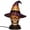 D, variant on Tiffany Ghost Cat Witch Hat Table Lamp, Crescent Moon Charm Gothic Cat Halloween Table Lamp, Vintage Stained Night Lamp for Halloween Mantel Bedroom Witchy Decor Gift, E