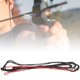 thumbnail image 5 of Cuerda de nailon universal para arco recurvo, arco largo, caza, color negro y rojo, 12 hebras, 60 unidades, 5 of 9