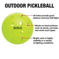 thumbnail image 3 of Xcello Sports Durable Outdoor Pickleball, Neon Green, 4 Count, 3 of 7