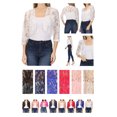 thumbnail image 2 of MOA COLLECTION Women's Casual Lace Bolero Crochet Open Cardigan 3/4 Sleeve Sheer Cover Up Jacket, 2 of 6