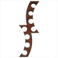 thumbnail image 4 of Holly & Martin Avila Wall Mount Wine Rack in Rust, 4 of 5