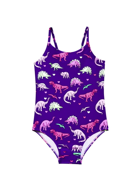 Dinosaur Swimsuit Girl