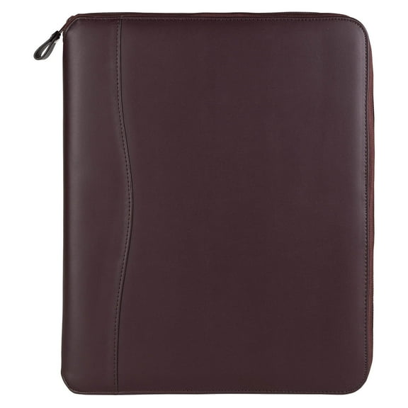 FranklinCovey Planning System Vinyl Zipper Binder (Monarch Size, Burgundy)
