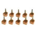 thumbnail image 1 of mmirethe Shoe Repair Replacement Dowels High Heel Tips Taps Pads Enhanced Performance Apricot Thick 9mm 9mm Thick Pin 1Set, 1 of 6