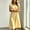 Light Yellow, variant on Women's Elegant Solid Color Crew Neck Short Sleeve Midi Dress – Hollow Out Detail Bohemian Beach A-Line Summer Dress White,XXL