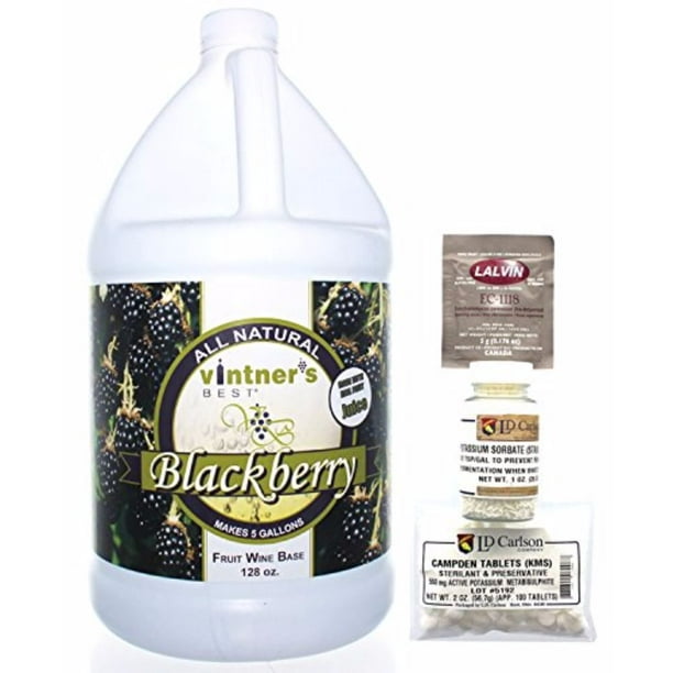 Complete Fruit Wine Base KitBlackberry
