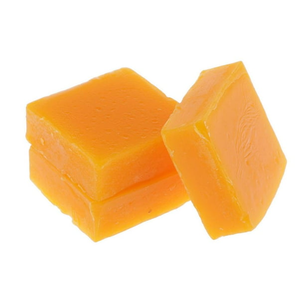 3 piezas de cera de abejas amarilla Natural, bloque de cera, joyería, muebles de , sello de piso, cera para pulir, cera de limpieza para el Cuadrado perfecl Bloque de cera de hilo de coser