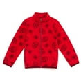 thumbnail image 2 of Marvel Spider-Man Toddler Boys Fleece Zip Up Jacket Red 4T, 2 of 5