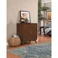 thumbnail image 3 of Alpine Furniture Flynn Small Bar Cabinet in Walnut, 3 of 5