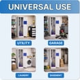 thumbnail image 7 of Metal Cleaning Storage Cabinet 1 Door, Utility Locker for Broom Mop Vacuum Household Supplies Organizer, 7 of 7