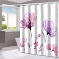 thumbnail image 5 of Ink Flower Series Shower Curtain Home Bathroom Dry And Wet Separation Shower Curtain Digital Printing Waterproof Shower Curtain, 5 of 5