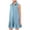 Sky Blue-B, variant on Solid Color Long Sleeve Turn Down Shirt Dress for Women with Ruffled Hem Long Sleeve Fall Dresses for Women