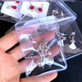 thumbnail image 2 of Wosthever Almacenamiento de joyas transparente Libro Regalos Bolsa de joyería Zip -lock Bolsas de collar que se pueden volver a cerrar Almacenamiento y organización del hogar 100 Stück S, 2 of 6
