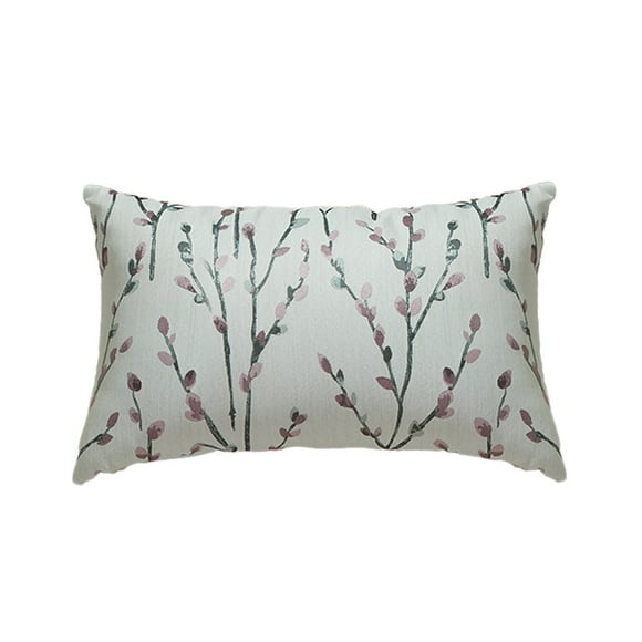 Toystoory 2 fundas de almohada con estampado de flores y plantas, funda de almohada para sofá, dormitorio, sala de estar, 45x45cm Decoración del hogar Rosa 30*50cm