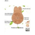 thumbnail image 5 of 2Pairs Women's Rabbit Ear Invisible Lifting Bras Reusable Silicone Nipple Covers Push Up Backless Bra "Beige, Cup C/D", 5 of 6