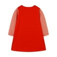 thumbnail image 6 of Spazoro Kids Girls Dress, Princess Fall Winter Long Sleeve Fashion Cotton Christmas Dresses for Childs Girls Red Size 4 T, 6 of 6