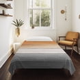 thumbnail image 4 of Orange Gray Large Tapestry for Bedroom Wall Hanging Tapestry, Farmhouse Retro Gradient Wooden Grain Ceiling Backdrop Tapestries Poster Blanket Wall Decor for Teens Room Living Room Dorm 100" x 59", 4 of 8