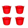 thumbnail image 1 of Little Giant 11 GA. Heavy Duty Farm Bucket Rubber Flex Tub w/Handles (4 Pack), 1 of 6