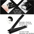 thumbnail image 6 of Manicure set Men Personal Care Tools Accessories Finger and Toe Nail Clippers Kit Professional Manicure Pedicure Kit With Travel Case Nail Grooming Kit Present for Men Women Stocking Stuffers, 6 of 7