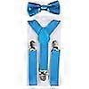 thumbnail image 3 of Children's Trousers Back Bow Tie Set Adjustable Elastic Strap Bow Tie (brown), 3 of 5