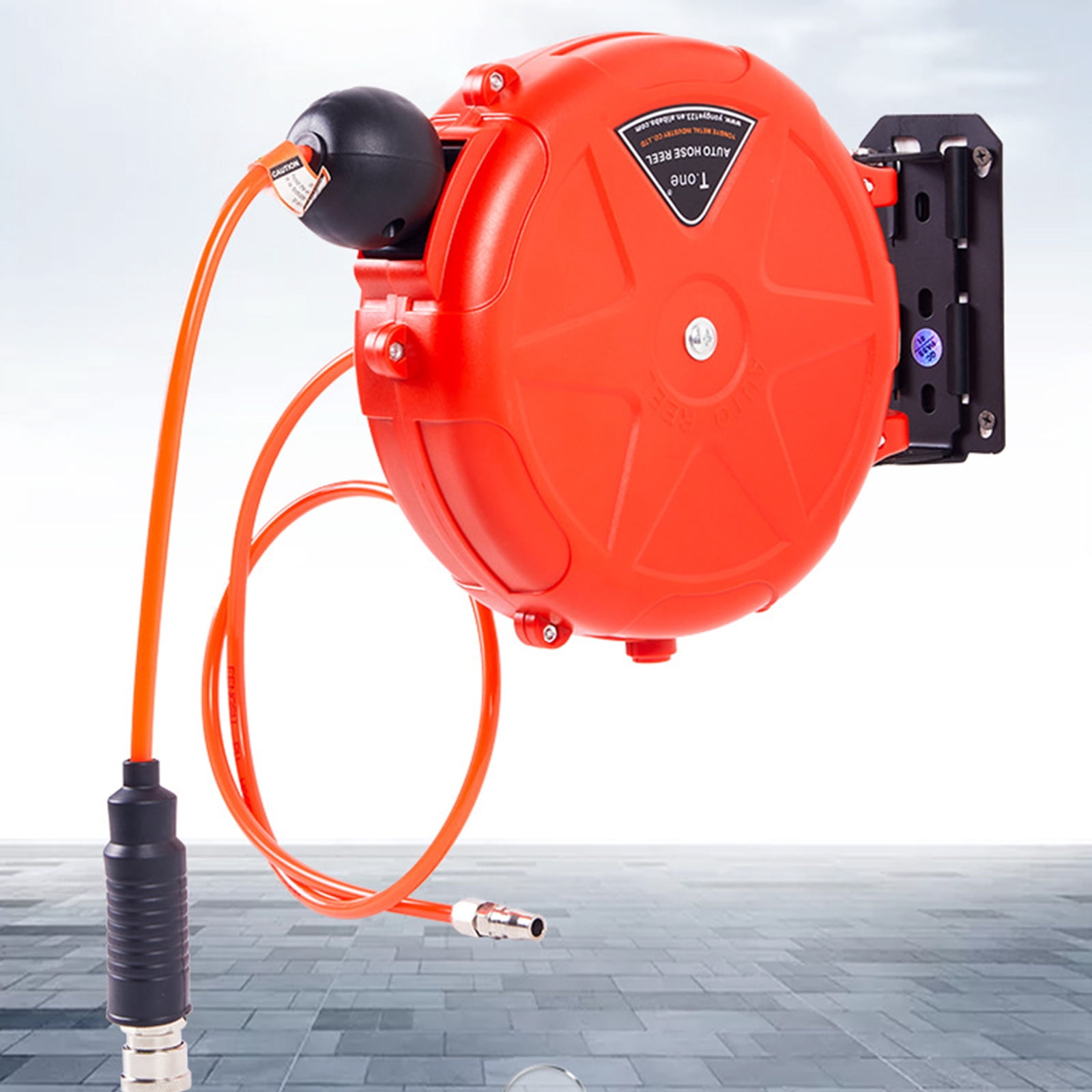 Automatic Retractable Garden Hoses Reel Convenient Design Hoses Reel for Easy Use and Storage in Garage or Workshop