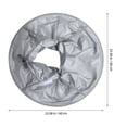 thumbnail image 2 of Raindrops Peluquera Gris Impermeable Con Duradero Para Uso En Salones, 2 of 7