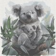 thumbnail image 2 of 2024 Diamond Painting Kit for Adults, Kids, Bedroom Decor, Office - Koala with Baby - 30 x 30 cm, 2 of 5