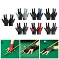 thumbnail image 4 of 1pc Snooker Billiard Cue Glove Left Hand Pool Three Finger Open Glove, 4 of 5