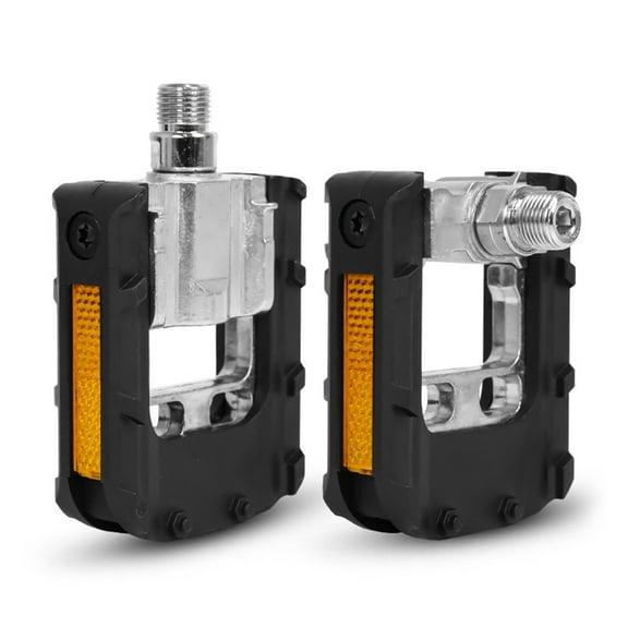 Folding Bike Pedals Non-Slip Mountain Bike Pedals with Reflective Strips