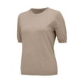 thumbnail image 4 of Blouses for women dressy casual Knitting Cotton Soft Clothing XXL Gray womens blouses, 4 of 4