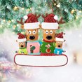 thumbnail image 4 of Árbol De Navidad Personalizado Con Familia De Renos, Ciervo, Santa, Familia, Alce, Vacaciones, Invierno, Tradición, Decoración De Regalo matsuzay HA042658-04, 4 of 6