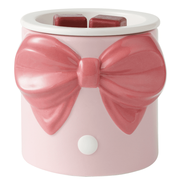 Mainstays Pink Bow Fragrance Wax Melt Warmer