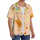 thumbnail image 2 of Fotbe Scandinavian Style Hygge Camisa Estampada de Manga Corta para Hombre, Casual de Verano, Estilo Playero, Sin Arrugas-Small, 2 of 5