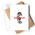 thumbnail image 1 of Myth Dragon Eastern Animals Western Animals Postcards Envelopes Blank Note Cards Mailing, 1 of 4