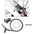 thumbnail image 3 of Juego de frenos de pinza de freno de disco hidráulico de lujo Sunnimix para bicicleta Trasero Pinzas de freno hidráulico, 3 of 8