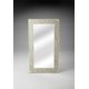 thumbnail image 1 of Espejo de pared Offex Traditional rectangular con incrustaciones de hueso gris, 1 of 1