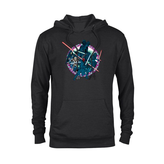 Star Wars Dark Side Darth Vader Villains of the Galaxy Vivid - Pullover Hoodie for Adults - Customized-Black