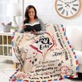 thumbnail image 3 of LHSHID to My Mom Blanket Mom Gifts from Daughter and Son Mom Birthday Gift Gifts for Mom Throw Blankets Gifts for Mother''s Day Best Mom Ever Flannel Bedding Blanket Soft Throw Blanket 60x80in, 3 of 6