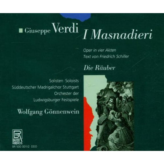 Verdi - I Masnadieri / Die Rauber (Opera) - Music & Performance - CD