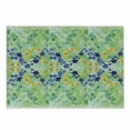 thumbnail image 1 of Watercolor Flower Cutting Board, Orderly Symmetric Interlace Japanese Inspired Garden Flowers Hand Drawn, Decorative Tempered Glass Cutting and Serving Board, Small Size, Green Blue, by Ambesonne, 1 of 1