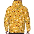 thumbnail image 7 of Lsque Bees And Ladybug Pattern Casual Men's Hoodie,Hooded Sweatshirt with Kangaroo Pocket,Pullover Hoodie-3X-Large, 7 of 7