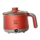 thumbnail image 3 of Olla eléctrica multifuncional para cocinar fideos, olla eléctrica portátil para cocinar carne, pasta, huevos, ramen, dormitorio Gris rojo, 3 of 8