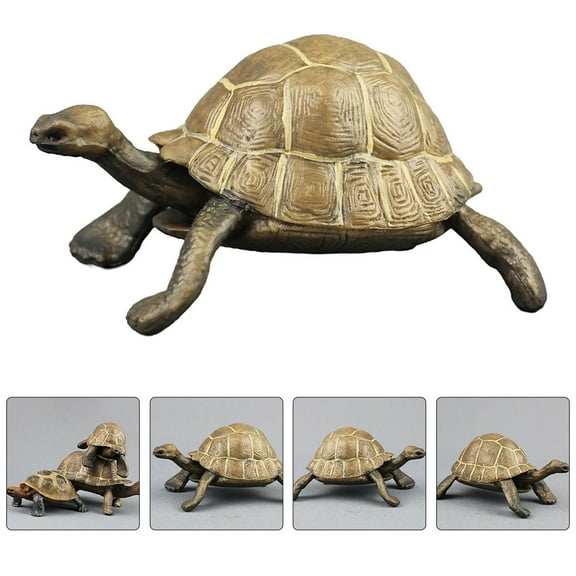 HEMOTON Plastic Turtle Model Plastic Ocean Animals Toy Plastic Tortoise Toy Tortoise Figurine Plastic Turtle
