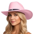 thumbnail image 1 of Western Style Western Cowboy Hat for Casual Home Leisure Unisex Adult Riding Accessory Classic Design, 1 of 4