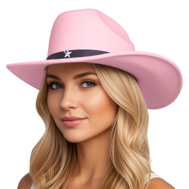 Western Style Western Cowboy Hat for Casual Home Leisure Unisex Adult Riding Accessory Classic Design