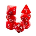 thumbnail image 2 of Lot de 7 dés pour Donjons et Dragons (Rouge), 2 of 3