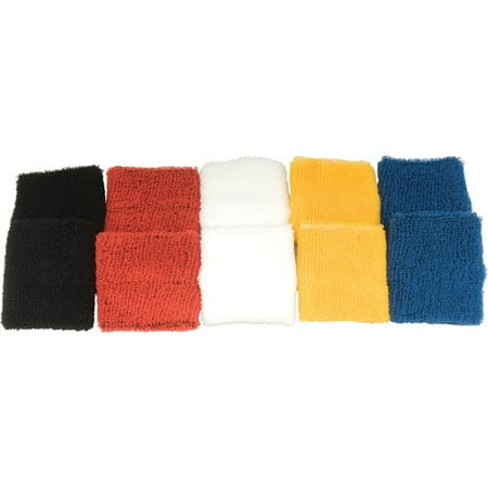 Unique Colored Team Wristbands, 5-Pair