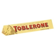 Toblerone Swiss Milk Chocolate with Honey & Almond Nougat, 14.1 Oz.