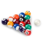 ametoys 25MM / 38MM Billiards Table Balls Set Resin Small Pool Cue Balls Full Set